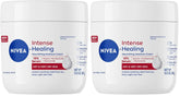Nivea Intense Healing Body Cream for Dry Skin with Glycerin, Provitamin B5 & Niacinamide, 72-Hour Moisture, Non-Greasy, 13.5 oz Jar (Pack of 2)