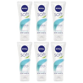 NIVEA Soft Moisturizing Creme 2.60 oz (Pack of 6)