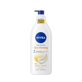 NIVEA Sheer Hydration Skin Firming Body Lotion, Q10 & Vitamin C, 16.9 Fl Oz