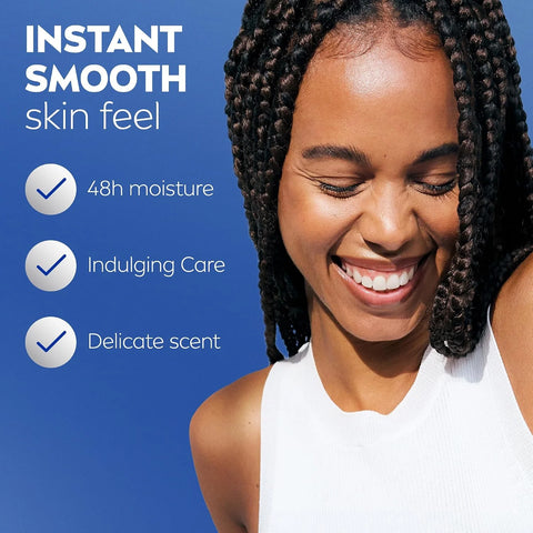 NIVEA Oil Infused Lotion Coconut and Monoi Oil Body Lotion for Women, Fast-Absorbing and Non-Greasy Coconut Scented Lotion Moisturizes for 48 Hours, 16.9 Fl Oz Pump Bottle
