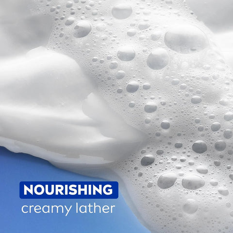NIVEA Pampering Cocoa and Shea Butter Body Wash with Nourishing Serum, Moisturizing Body Wash for Women, Enriched with Provitamin B5 and Vitamin E, 20 Fl Oz Bottle