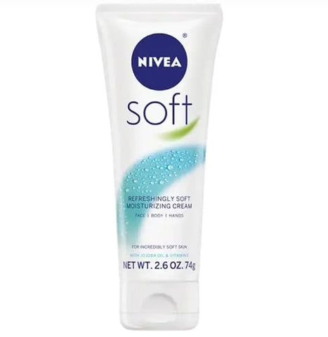 NIVEA Soft Moisturizing Creme 2.60 oz (Pack of 6)
