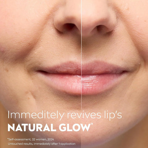 NIVEA Glowy Lips, Vegan Lip Balm with Hyaluronic Acid, Vitamin E, and Magnolia Extract, Moisturizing Lip Balm Instantly Boosts Natural Lip Glow, 0.35 Fl Oz Tube