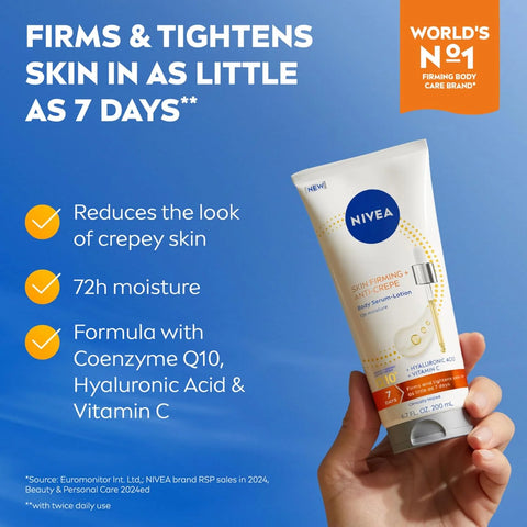 NIVEA Skin Firming & Anti Crepe Body Serum-Lotion with Q10