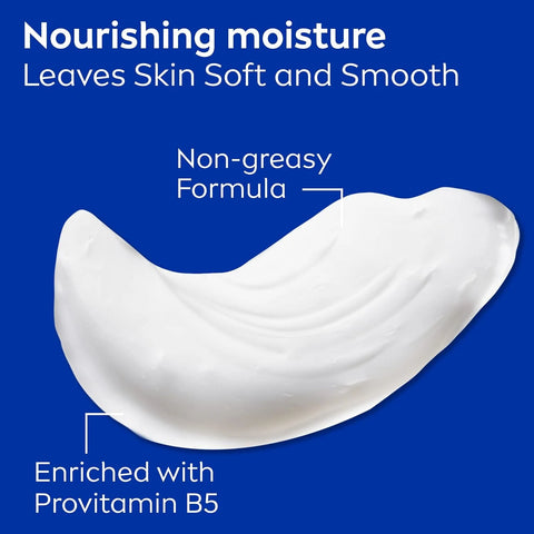 Nivea Intense Healing Body Cream for Dry Skin with Glycerin, Provitamin B5 & Niacinamide, 72-Hour Moisture, Non-Greasy, 13.5 oz Jar (Pack of 2)